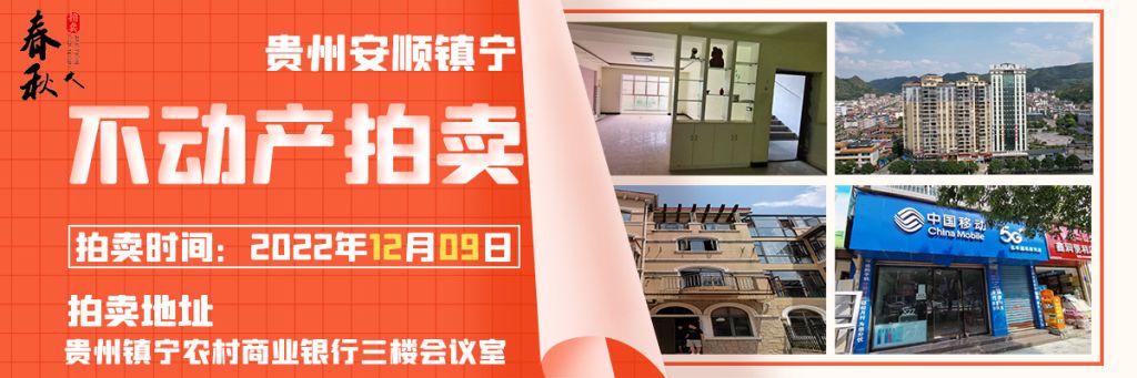 【12月09日】鎮(zhèn)寧縣商鋪、住宅、商業(yè)展位拍賣(mài)公告